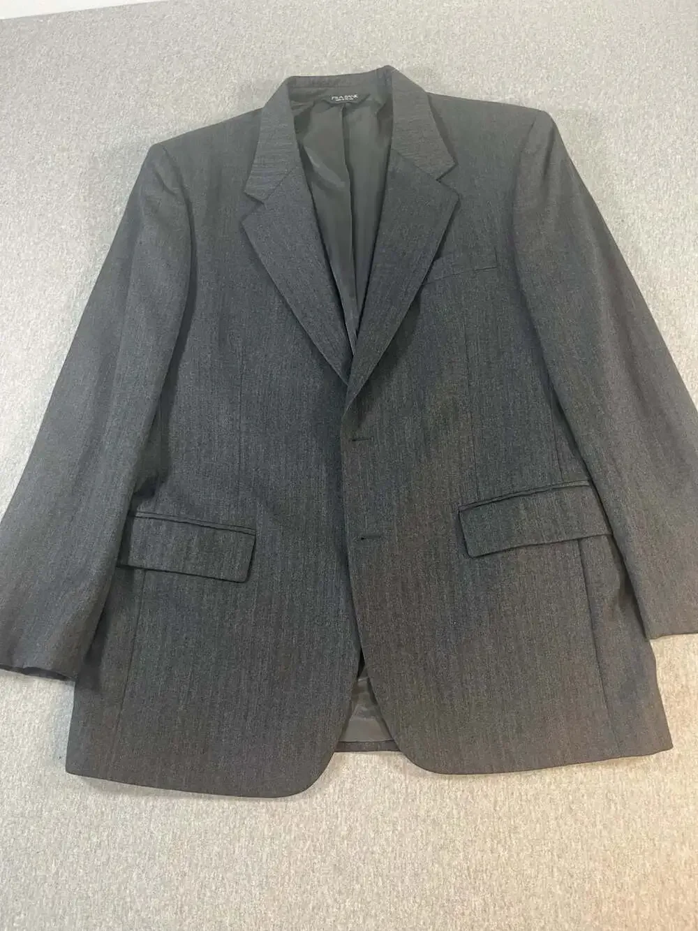 Jos. A. Bank Executive Collection 100% Wool Grey Herringbone Blazer Men’s42R